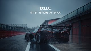 BUGATTI BOLIDE Water Testing at Imola Circuit [upl. by Norra51]