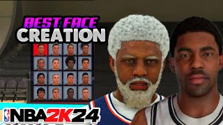 BEST KYRIE IRVING NBA 2K24 FACE CREATION TUTORIAL HOW TO MAKE UNCLE DREW on NBA 2K24 [upl. by Esilec]