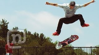 Ryan Sheckler Skateboard HalfCab Kickflip SloMo Phantom Camera [upl. by Inalel]