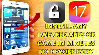 BEST Way To Install Tweaked Apps and Games iOS 17 NO ComputerJailbreak Install FlekStore iPAs [upl. by Barboza]