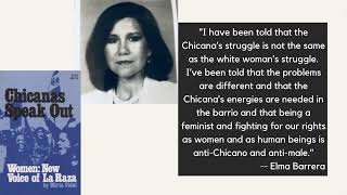 quotChicana Feminism in the Chicano Movementquot by Monty [upl. by Dysart]