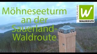 MÖHNESEETURM AN DER SAUERLANDWALDROUTE ERLEBEN  4K [upl. by Crow]