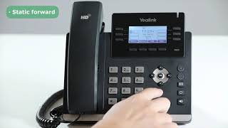 Yealink T42S Call Forwarding [upl. by Tirrag]