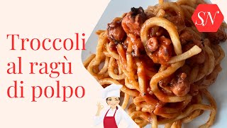 RAGÙ DI POLPO RICETTA🐙  SAPORINEW [upl. by Hayimas]