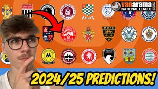 Vanarama National League South 202425 Predictions [upl. by Verene]