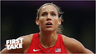 Lolo Jones shares her frustration with the IOC delaying postponing the 2020 Olympics  First Take [upl. by Tubb]