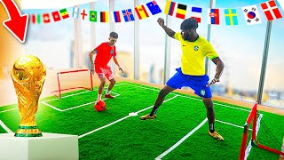 WORLD CUP 1vs1 FOOTBALL TOURNAMENT Futsal Skills amp Goals [upl. by Sankaran504]