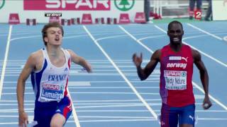 Championnats dEurope dathlétisme 2010 finale 200m homme  HD [upl. by Elletnuahs]