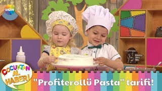 Ebrar ve Ardadan Profiterollü Pasta tarifi [upl. by Aron]