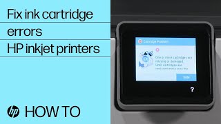 How to fix ink cartridge errors on HP Inkjet printers  HP Support [upl. by Ellenrahs403]