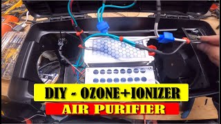 DIY  How to make a powerful OzoneIonizer Air Purifier [upl. by Potts]