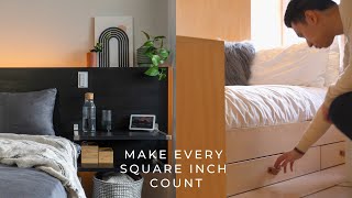 12 Genius Storage Tricks For Small Bedrooms [upl. by Cecile]