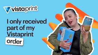 I only received part of my Vistaprint order [upl. by Burnie]