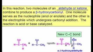 The Aldol Addition Reaction [upl. by Einapets]