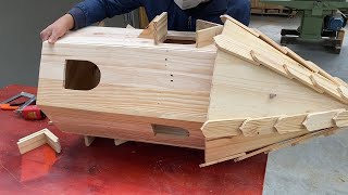 The Idea Of Woodworking Is Close To Nature  How To Build A New Home For The Dove [upl. by Lednic]