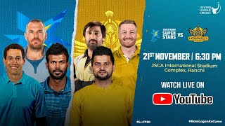 Live Southern Super Stars VS Urbanrisers Hyderabad  Legends League Cricket 2023  Match 3 [upl. by Rosenkrantz]