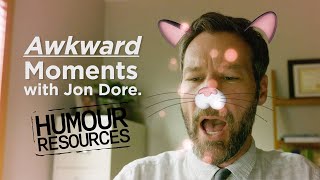 Awkward Moments with Jon Dore  Humour Resources [upl. by Siulegroj672]