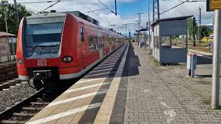 Ausfahrt der RE70 nach Mannheim Hbf BR 425 in RiedstadtGoddelau [upl. by Judenberg]