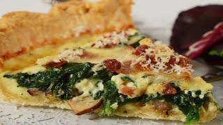 Quiche Recipe Demonstration  Joyofbakingcom [upl. by Elston]