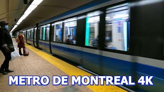 4K EL METRO DE MONTREAL Precio 350 POR UN TICKET [upl. by Delinda]