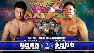 201653 FUKUOKA KATSUYORI SHIBATA vs YUJI NAGATA MATCH VTR [upl. by Hungarian]