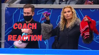 Best reactions from coach Eteri Tutberidze RusNat21 pt1 [upl. by Enaj]