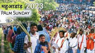 Palm Sunday Mahuadanr  खजूर रविवार महुआडांड़ पारिस 2 अप्रेल 2023 [upl. by Yesrej811]