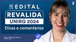 Saiu o Edital  Revalida UNIRG 2024 [upl. by Hendrix]