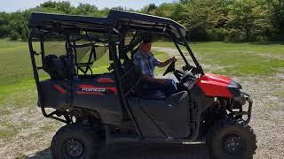 2017 Honda Pioneer SXS700 Utility Side By Side [upl. by Arrat]