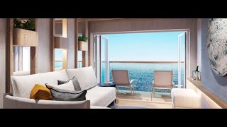 PampO Cruises Iona Conservatory mini suite cabin tour [upl. by Ragan]