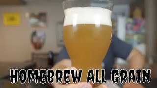 New England IPA Homebrew Azacca Citra and Simcoe Tasting 1 [upl. by Kunkle]