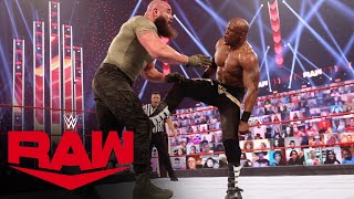 Braun Strowman vs Bobby Lashley Raw Feb 22 2021 [upl. by Zandra]