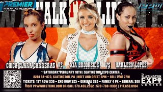 PPW Xia Brookside vs Harleen Lopez vs Clara Careras HIGHLIGHTS  February 10 2024 [upl. by Leimad]