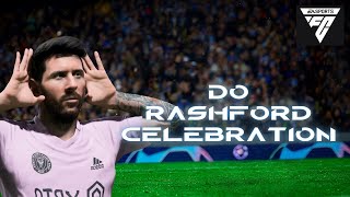 How to Do Rashford Celebration on EA FC 24 2024  EA FC 24 Tutorial [upl. by Isadora845]