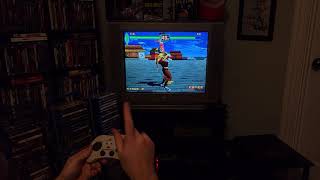 Playing Fighters Megamix BM CHRISTMAS Using RetroBit SEGA Saturn 24 GHz Pro Wireless Controller [upl. by Los]