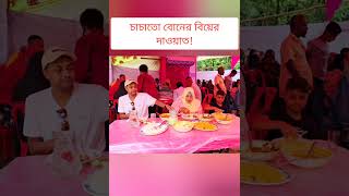 চাচাতো বোনের বিয়ের দাওয়াত খাই🥰 sisterswedding [upl. by Dincolo]