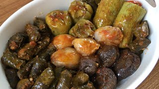 Tadına doyamayacağınız karışık dolma nasıl yapılır [upl. by Yliram895]