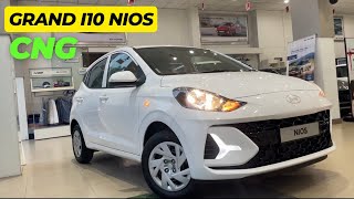 Hyundai Grand i10 Nios CNG Magna Detailed walkaround reviewGrand i10 Nios CNGprice [upl. by Epuladaug199]