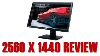 Asus PB278Q 2560x1440 Monitor Review [upl. by Monarski]