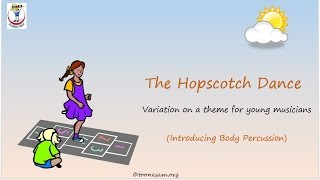 Body Percussion Hopscotch Dance [upl. by Kelwunn]