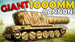 I Built An EPIC CURSED 1000MM Cannon Tank In Sprocket Tank Design [upl. by Itnaihc]