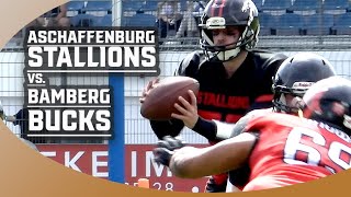 🏈  Aschaffenburg Stallions vs Bamberg Bucks  2821 [upl. by Fritze]