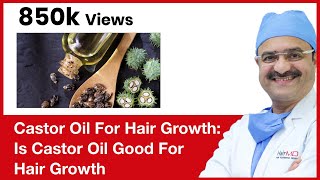 Castor Oil For Hair Growth Is Castor Oil Good For Hair Growth  HairMD Pune  In HINDI [upl. by Gargan]