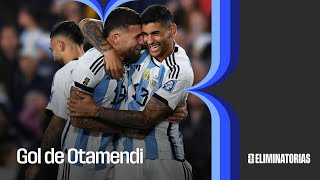 Gol de Otamendi  Argentina vs Paraguay  Eliminatorias Sudamericanas para el Mundial 2026 [upl. by Einnal39]