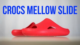 CROCS MELLOW RECOVER SLIDE  Unboxing review amp on feet [upl. by Dublin882]