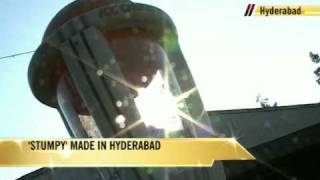 World Cup mascot Stumpy is Made in Hyderabad [upl. by Nosdrahcir]