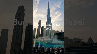 Burj Khalifa  The Tallest Building  Dubai Fountain [upl. by Ytirehc]