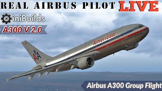 ini A300 V2 Preview  Real Airbus Pilot  iniBuilds Group Flight  KSFOKGEG [upl. by Kimberli101]