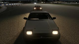 Mazda RX7 Spirit R vs Toyota Sprinter Trueno  B Class  Indy GP  Forza Motorsport [upl. by Nocam]