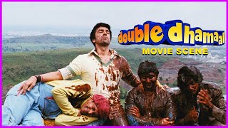 Ritesh Deshmukh Con People For Living  Double Dhamaal  Movie Scenes  Sanjay Dutt  Kangana [upl. by Tisdale]